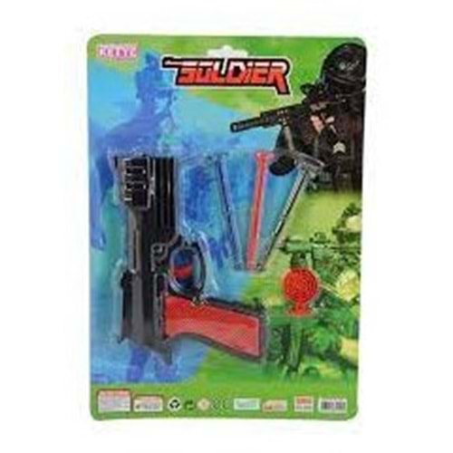 KETTE TOYS KARTELA PLASTİK ATAN TABANCA SETİ