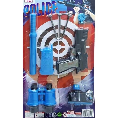 KETTE TOYS KARTELA POLİS SETİ