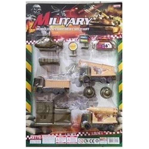 KETTE TOYS KARTELADA BÜYÜK ASKERİ SET