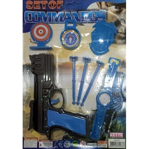 KETTE TOYS SAATLİ KÜÇÜK BOY TABANCA SETİ