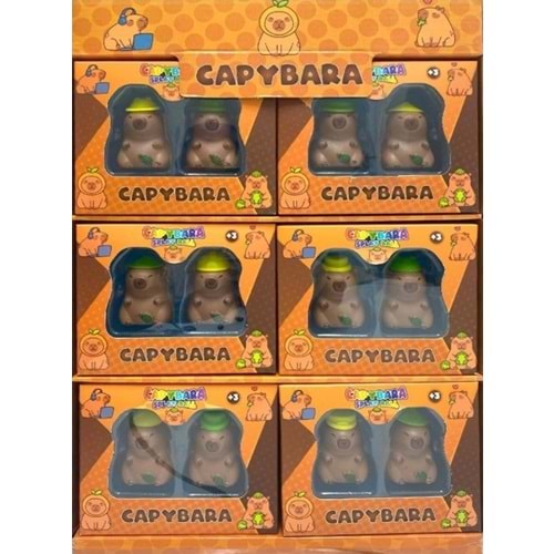 KEMBAY TOYS 2Lİ KÜÇÜK CAPYBARA STANDLI*144