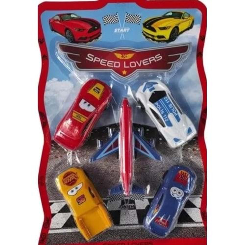 KEMBAY TOYS 5 Lİ KARTELA ARABA