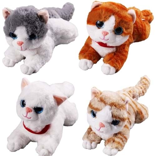 KIZILKAYA PELUŞ 25 CM YATAN KEDİ SESLİ