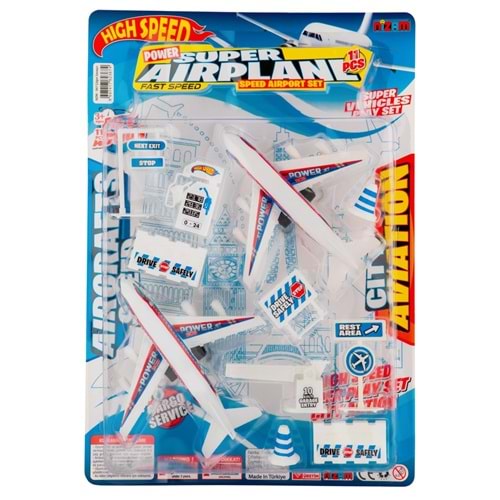NİZAM TOYS AKSESUARLI HAVAALANI SETİ