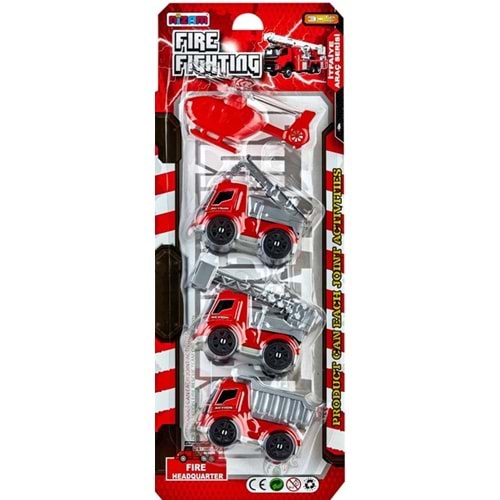 NİZAM TOYS 4 LÜ ARAÇ İTFAİYE