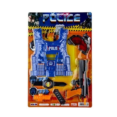 NİZAM TOYS ÇELİK YELEKLİ POLİS SETİ