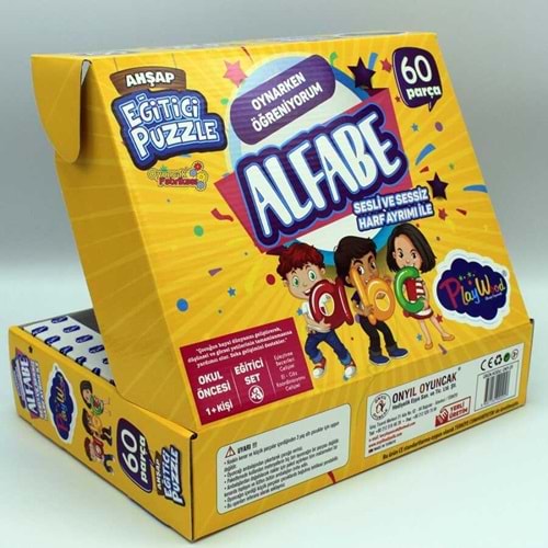 ONYIL TOYS AHŞAP EĞİTİCİ PUZZLE ALFABE