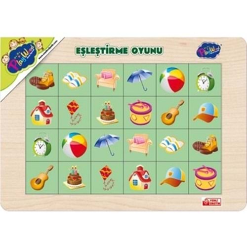 ONYIL TOYS 4 ÇEŞİT EŞLEŞTİRME KARIŞIK MEYVELER SEBZELER