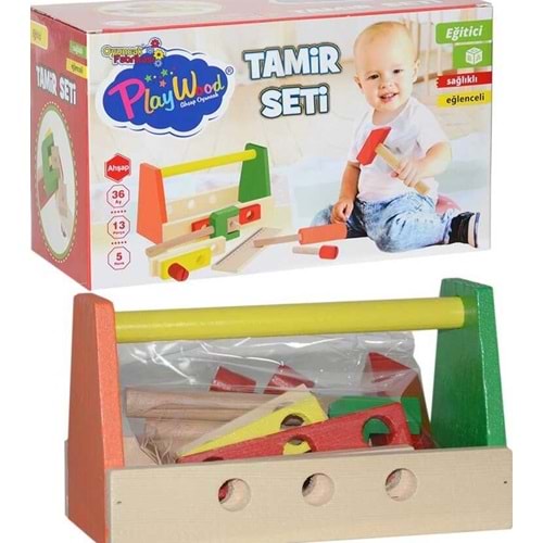 ONYIL TOYS KUTUDA AHŞAP TAMİR SETİ