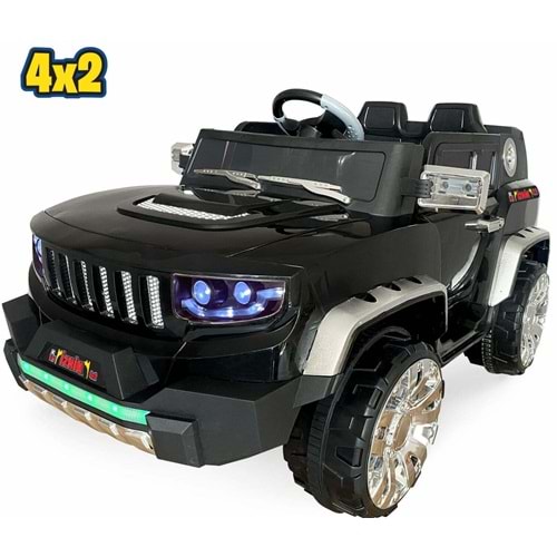 İZNİK KUMANDALI AKÜLÜ ARABA 4X2 12V SİYAH