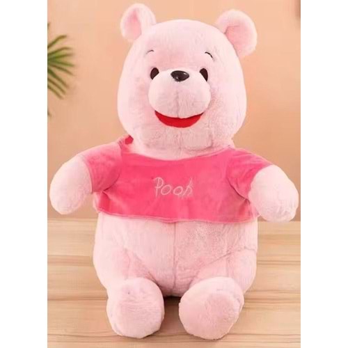 TAHA POOH RASI PEMBE LÜX PELUŞ 45 CM