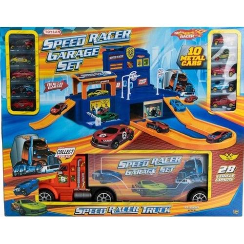 TOYSAN BIG TRUCK SPEED GARAJE 10 METAL CAR