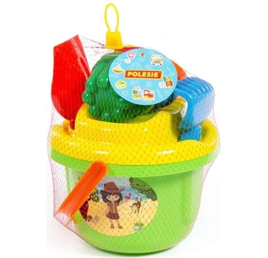 Polesie Büyük Kova Büyük Elek Küçük El Küreği Tırmık 4 Kalıp