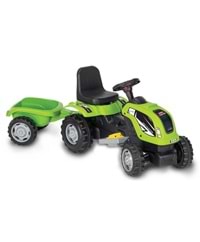 MMX PEDALLI RÖMORKLU YEŞİL TRAKTÖR