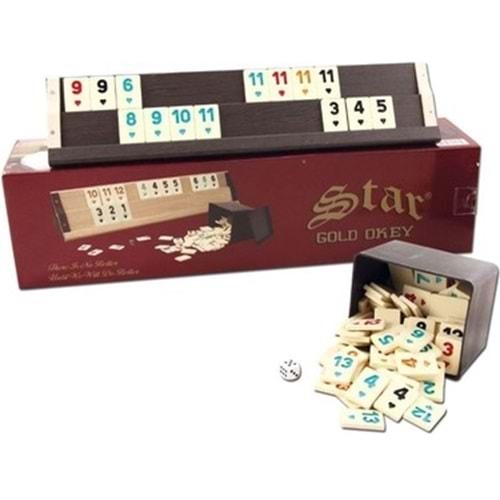 STAR GOLD AHŞAP OKEY SETİ
