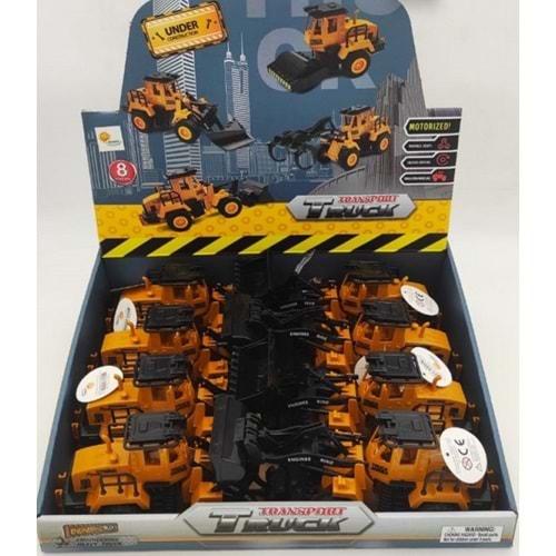 DUMAN TOYS DİSPLAY SÜRTMELİ DOZER