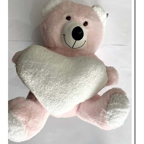 BİGZOO 70 CM OTURAN KALPLİ AYI