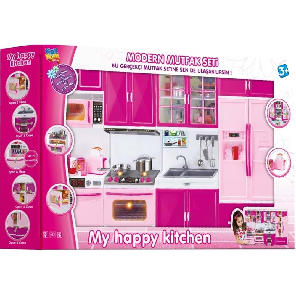 KAYYUM TOYS MY HAPPY KİTCHEN MUTFAK SETİ