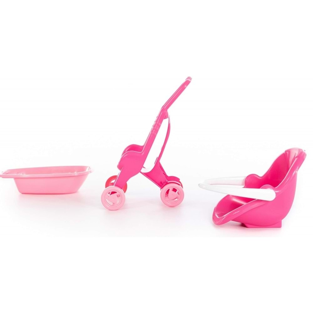 Polesie Bebek Arabası Pink Line 3X1 Filede