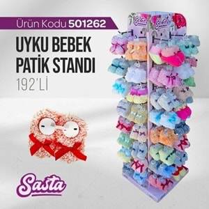 SASTA UYKU BEBE PATİK 192 Lİ*1