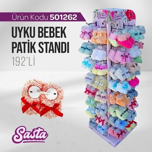 SASTA UYKU BEBE PATİK 192 Lİ*1