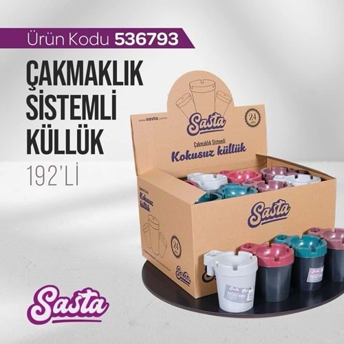 SASTA ÇAKMAKLI KÜLLÜK 192*1