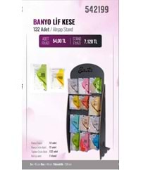 SASTA BANYO LİF KESE 132 Lİ