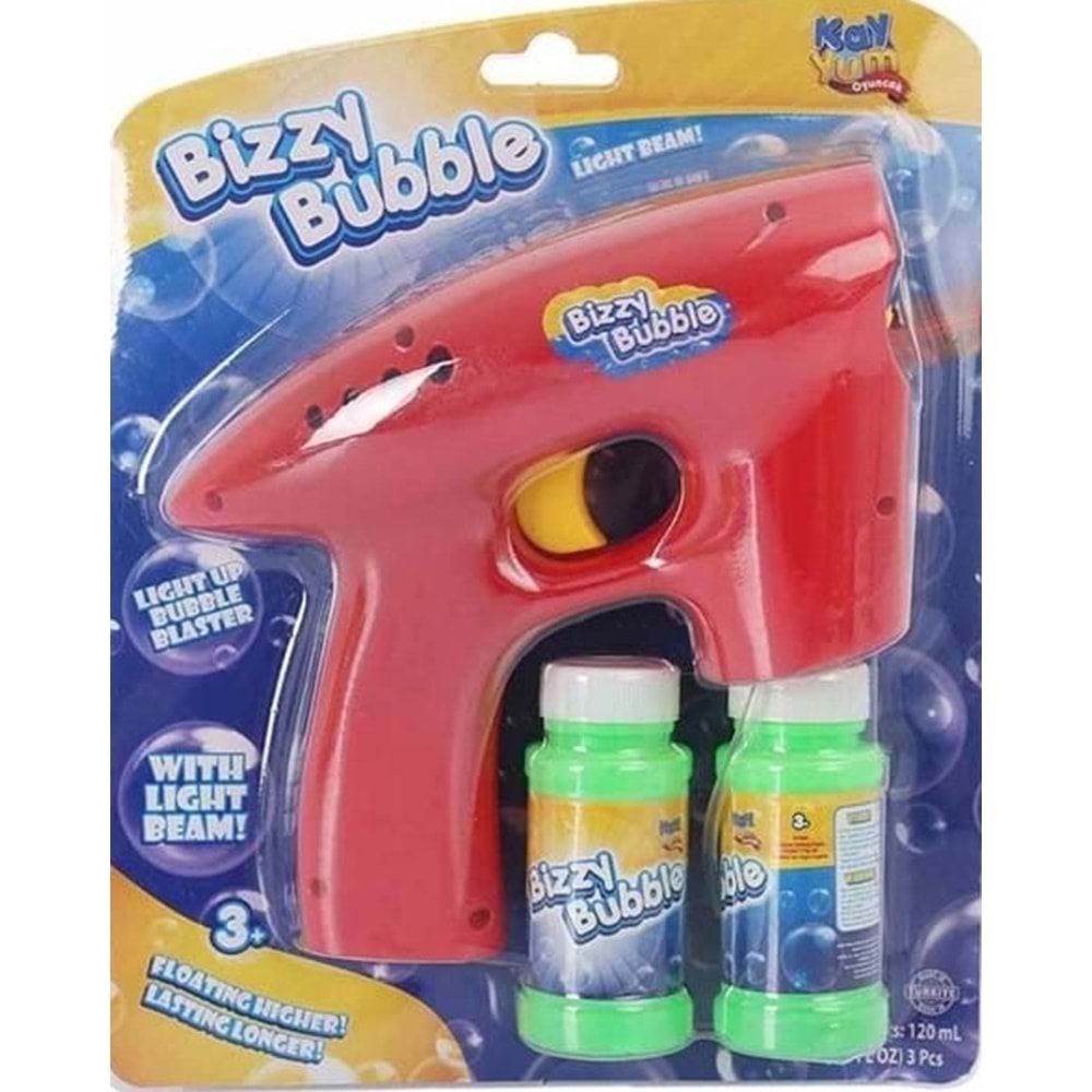 KAYYUM TOYS BÜYÜK PİLLİ IŞIKLI KÖPÜK TABANCA