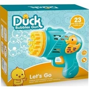 KAYYUM TOYS ÖRDEKLİ PİLLİ KÖPÜK TABANCA MAVİ