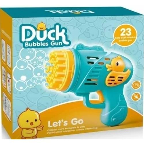 KAYYUM TOYS ÖRDEKLİ PİLLİ KÖPÜK TABANCA MAVİ