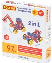 Polesie Tasarım Parçası Mucit 97 Element Kutuda