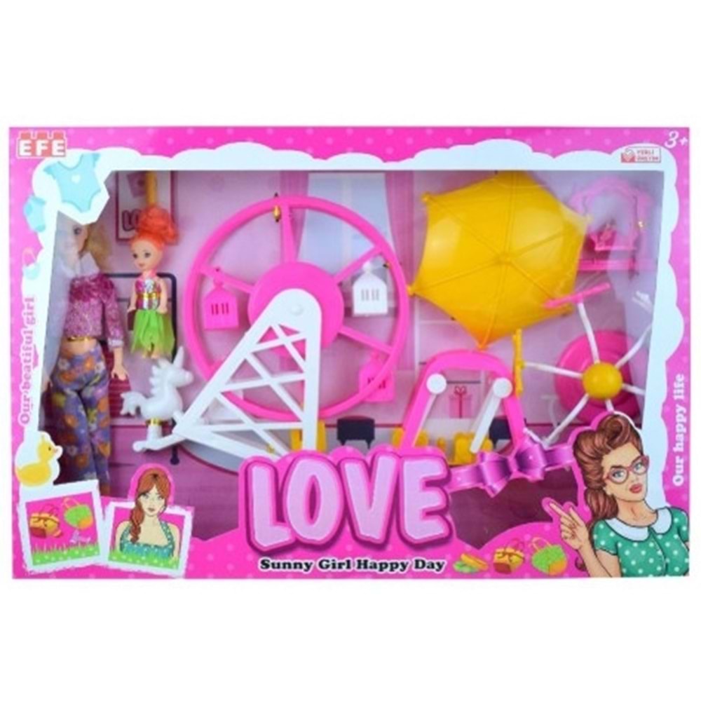 EFE TOYS LUNAPARKLI FULL BEBEK SETİ