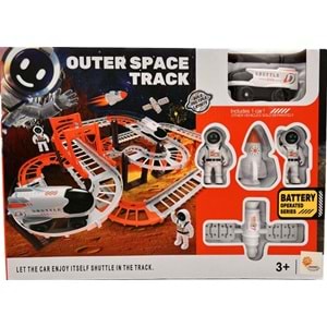 DUMAN TOYS PİLLİ ASTRONOTLU RAYDA GİDEN UZAY MEKİĞİ