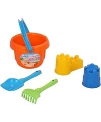 Polesie Büyük Kale Kova Elek Kürek Tırmık 3 Adet Pasta Kalıbı