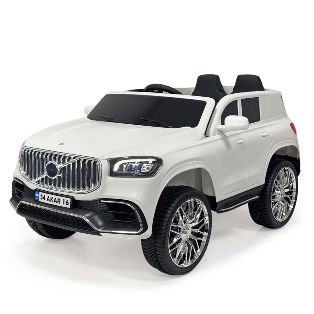 VOYAGE KUMANDALI AKÜLÜ ARABA 12V BEYAZ