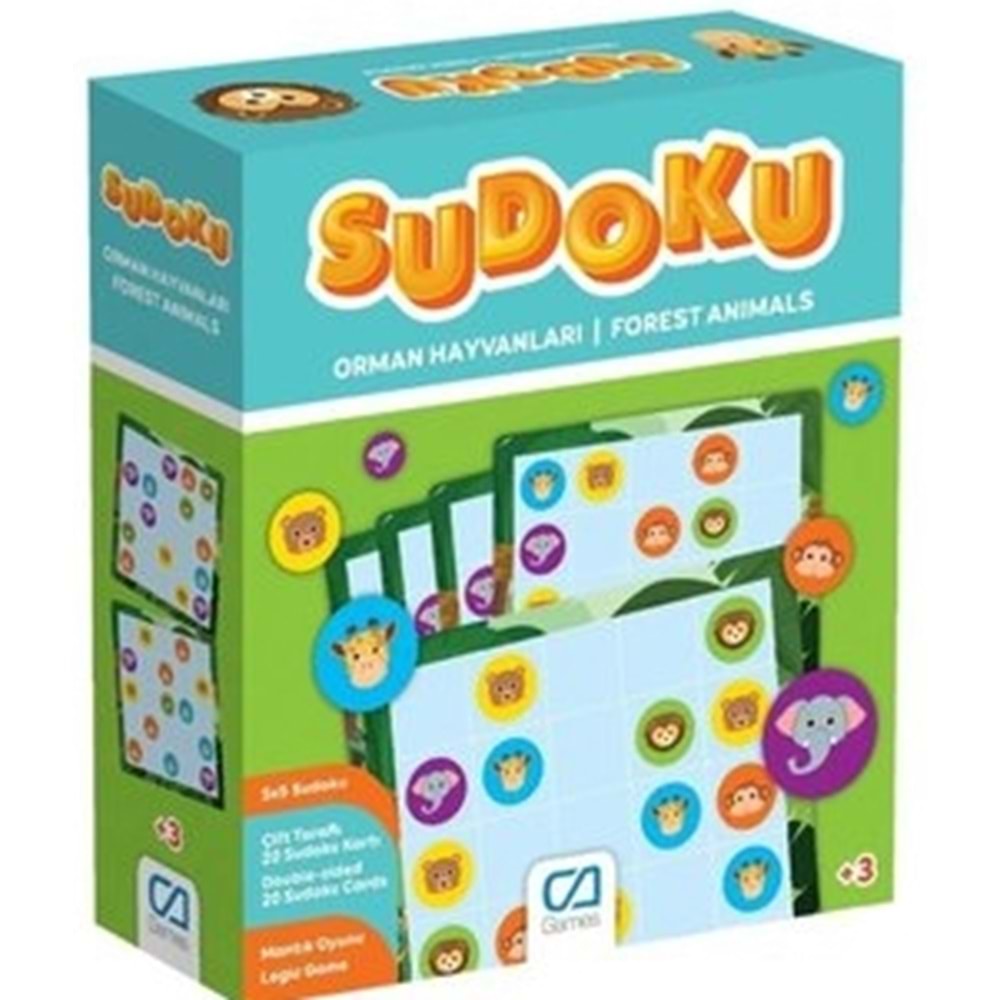 CA GAMES SUDOKU ORMAN HAYVANLARI