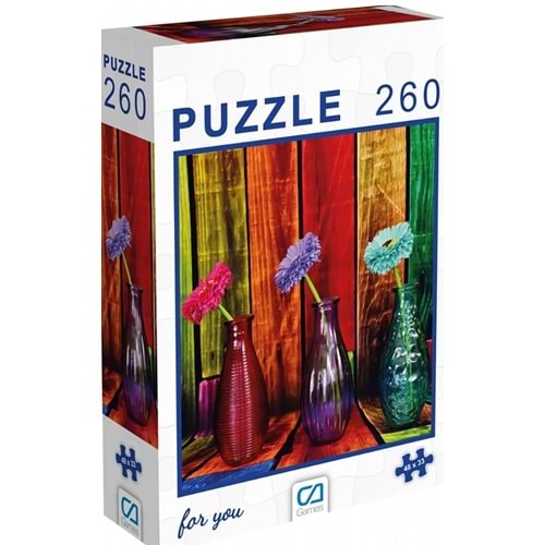 CA GAMES 260 PARÇA PUZZLE ÇİÇEKLER