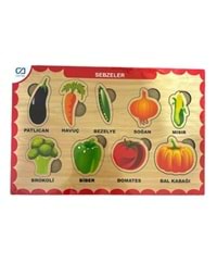 CA GAMES AHŞAP SEBZELER EĞİTİCİ SET