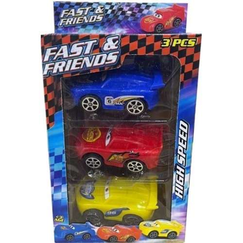 CAN-ALİ TOYS 3 LÜ ŞİMŞEK FAST FRİEN