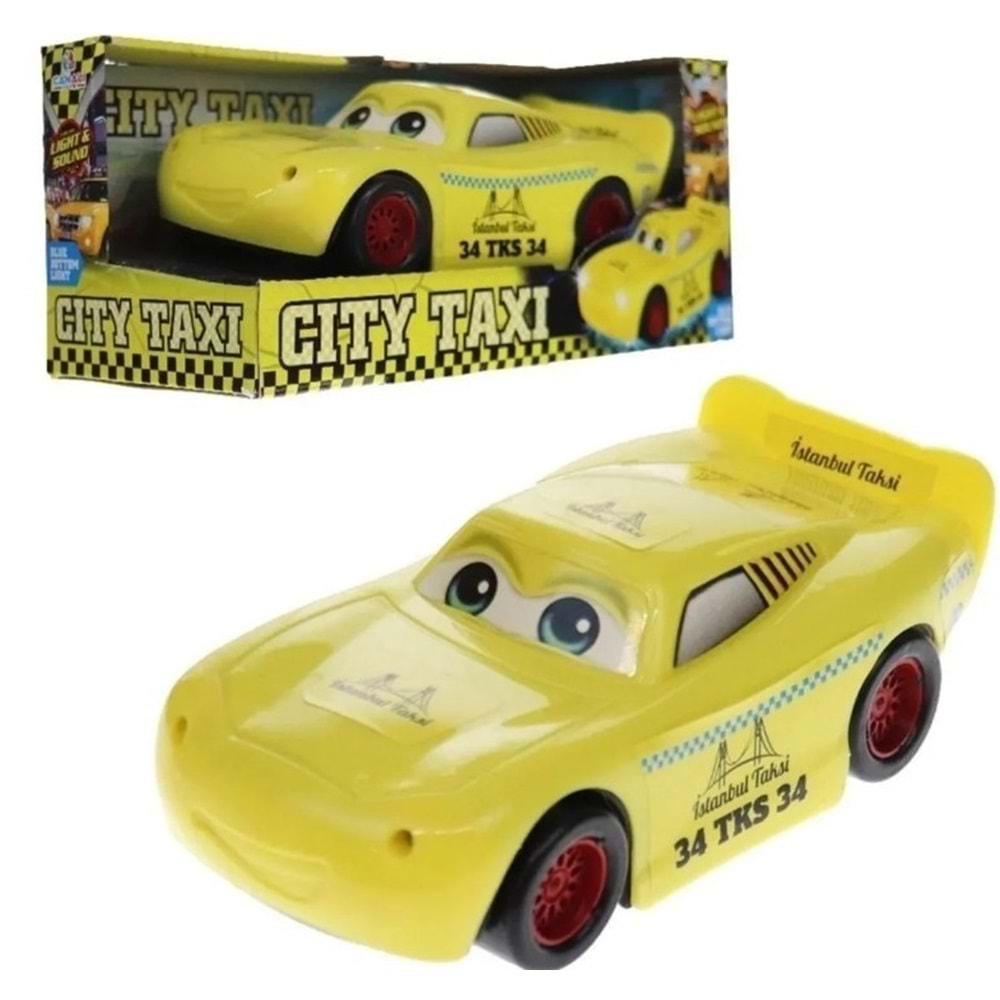 CAN-ALİ TOYS SÜRTMELİ TAXİ ARABA
