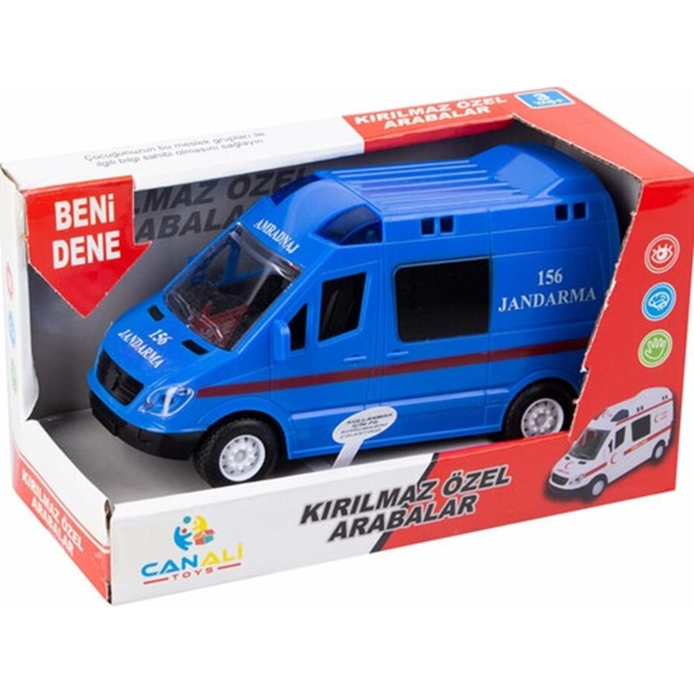 CAN-ALİ TOYS IŞIKLI SESLİ PİLLİ JANDARMA