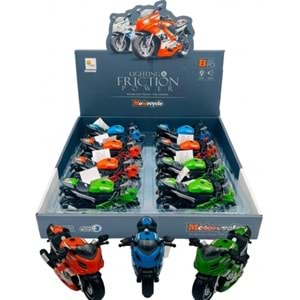 DUMAN TOYS SÜRTMELİ IŞIKLI SESLİ MOTORSİKLET