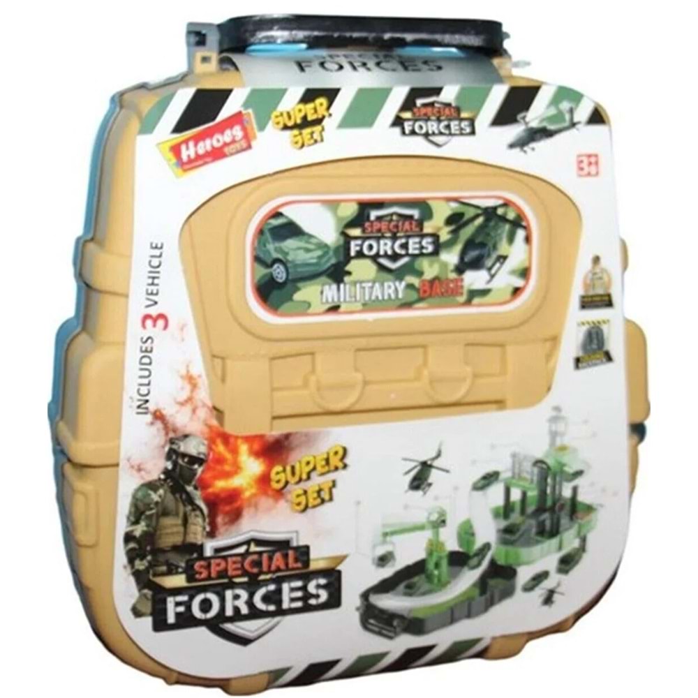 EREN TOYS HEROES ÇANTALI ASKER SETİ ARABALI