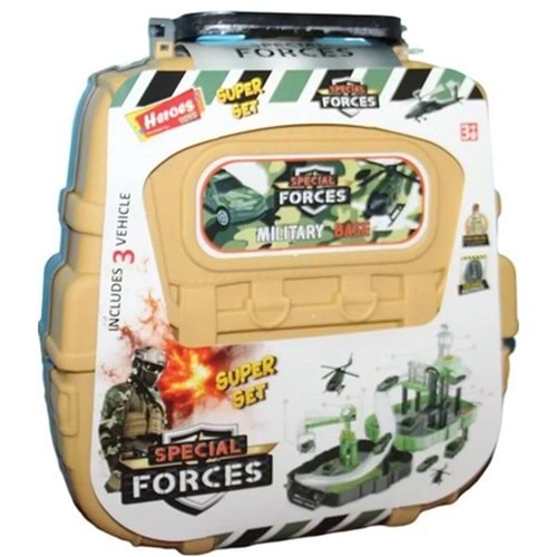 EREN TOYS HEROES ÇANTALI ASKER SETİ ARABALI