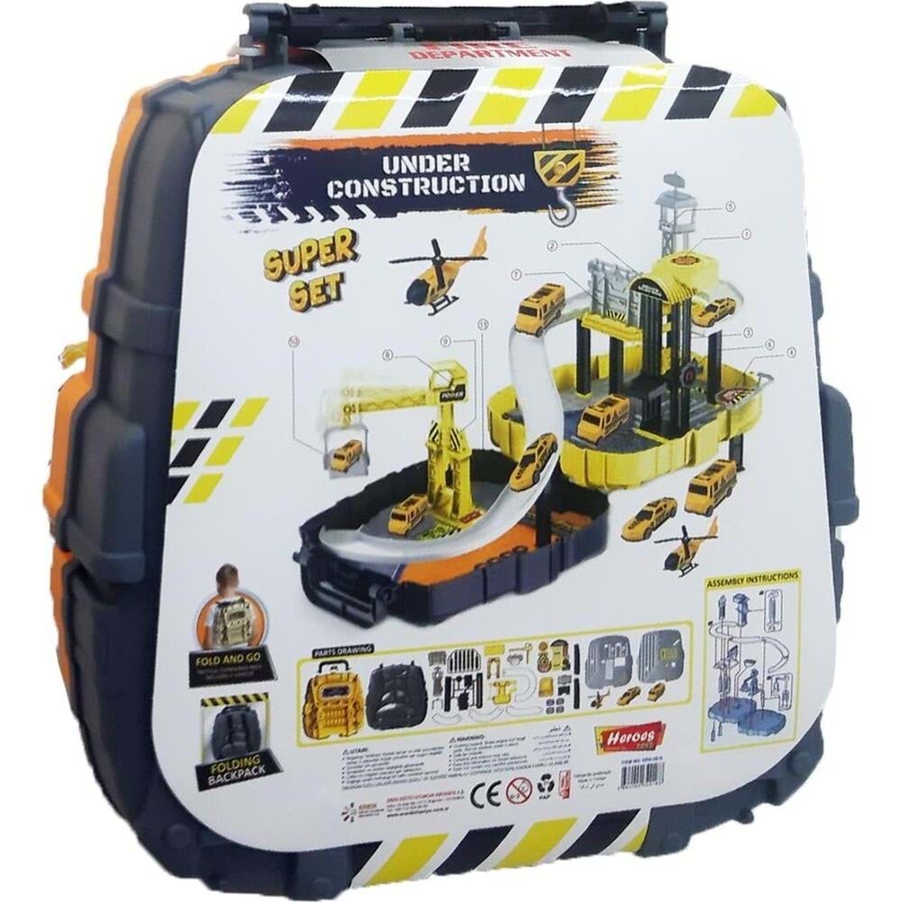 EREN TOYS HEROES ÇANTALI İNŞAAT SETİ ARABALI