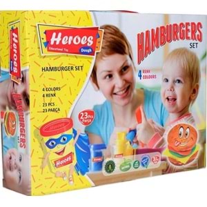 EREN TOYS HEROES HAMBURGER OYUN HAMURU SETİ