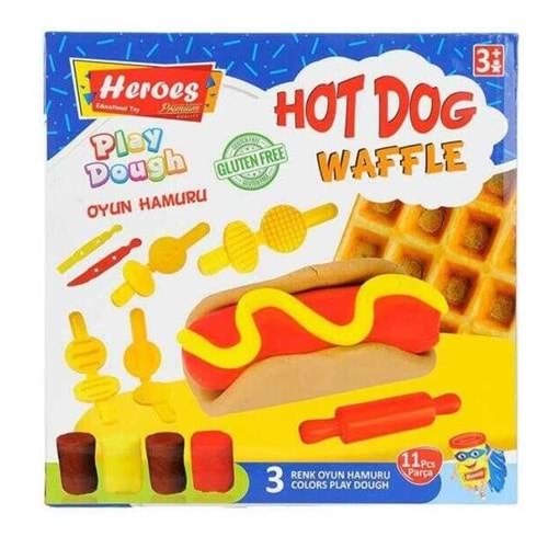 EREN TOYS HEROES KUTULU HOTDOG OYUN HAMURU SETİ