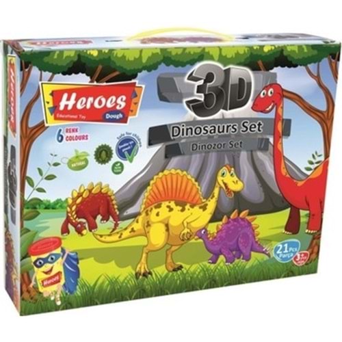 EREN TOYS HEROES SÜPER 21 PARÇA OYUN HAMURU