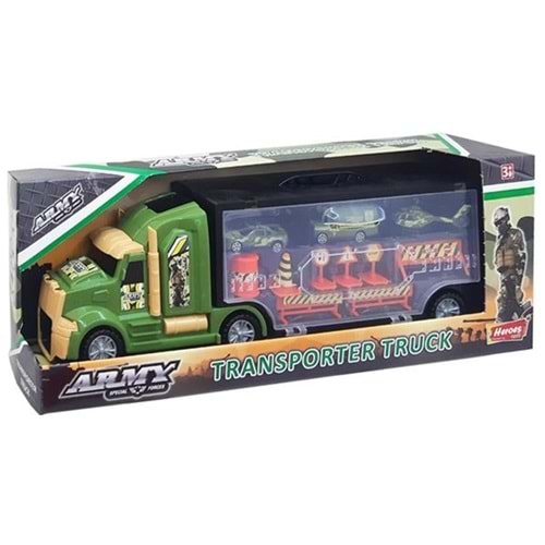 EREN TOYS HEROES ÇANTALI ASKERİ TAŞIYICI TIR SETİ