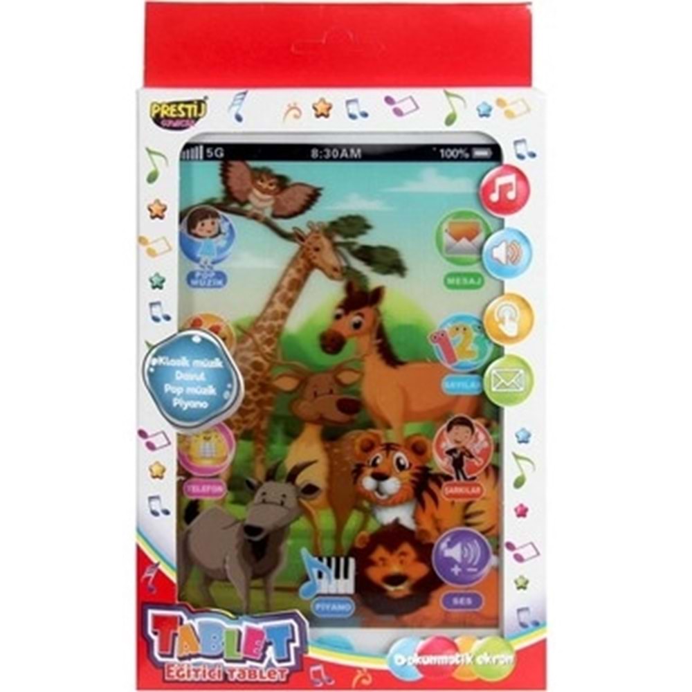 PRESTİJ TOYS KUTULU EĞLENCELİ PİLLİ TABLET